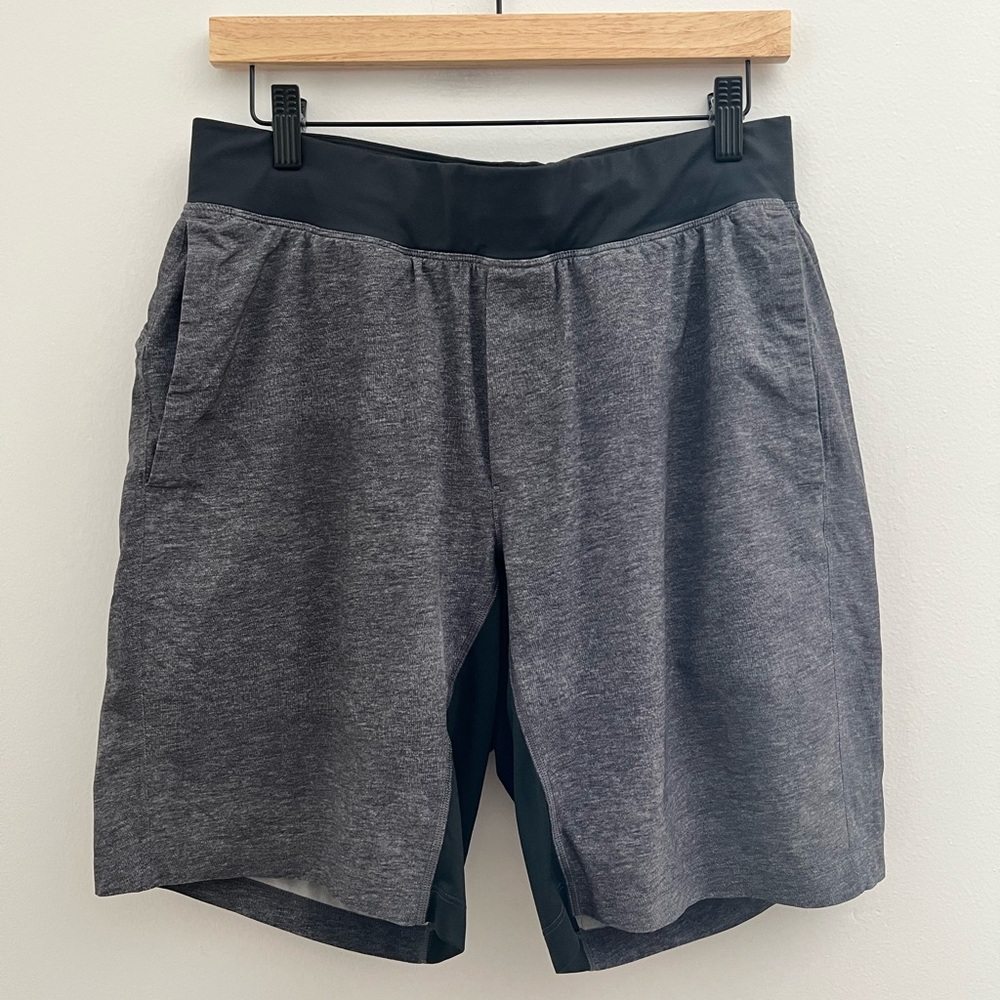 Lululemon Men's Performance Heather Gray Active Shorts